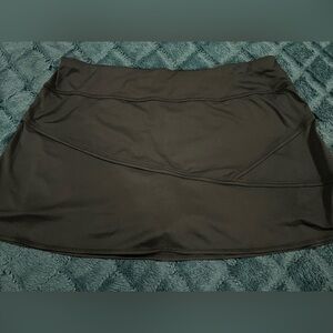 Athleta Black Asymmetrical Tennis Skirt